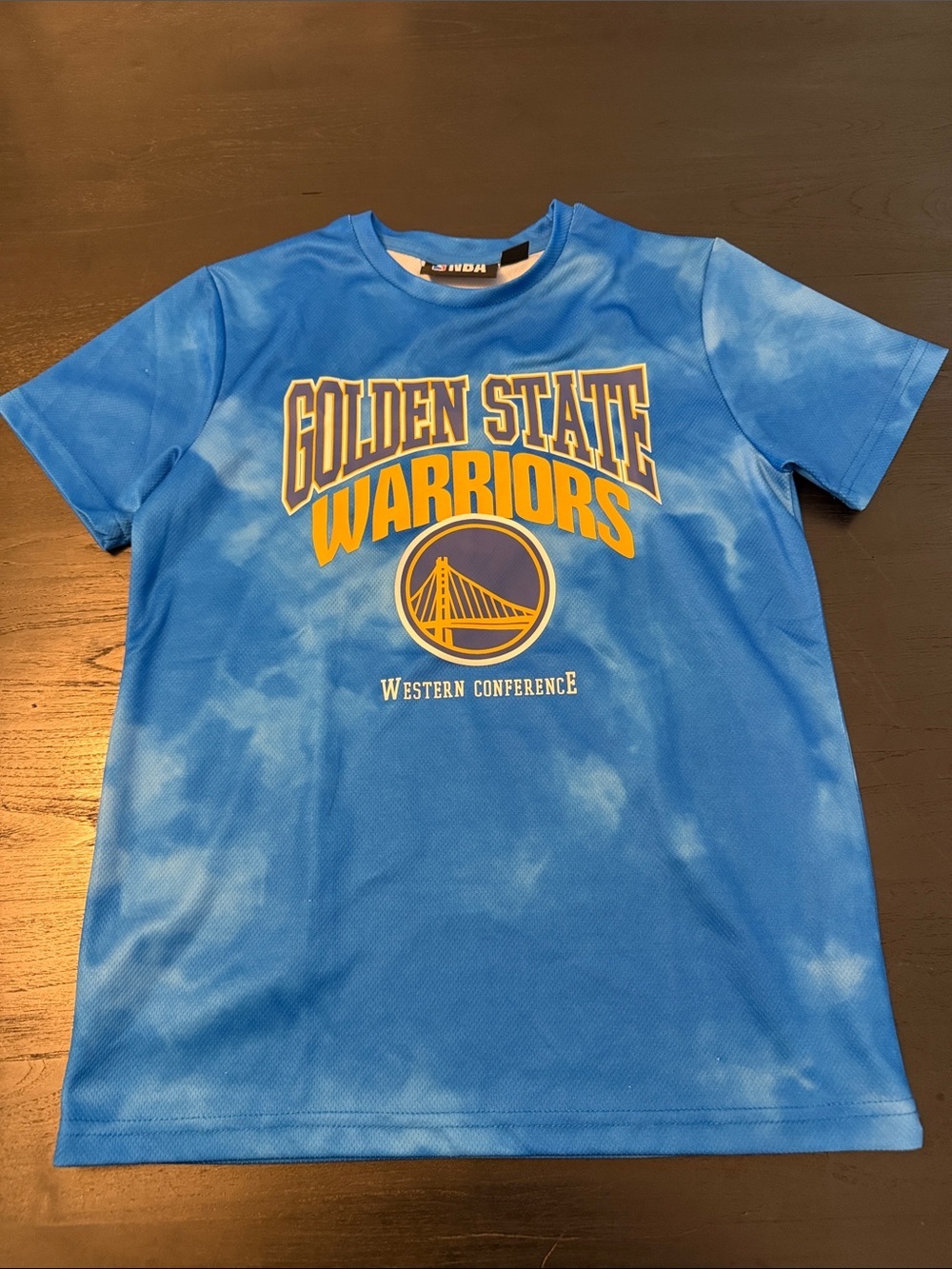 Golden State Warriors Blue Kids Tee size 9/10